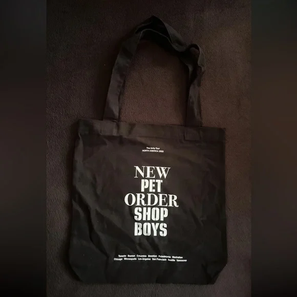 Bags Pet Shop Boys New Order Unity Tour 222 North America